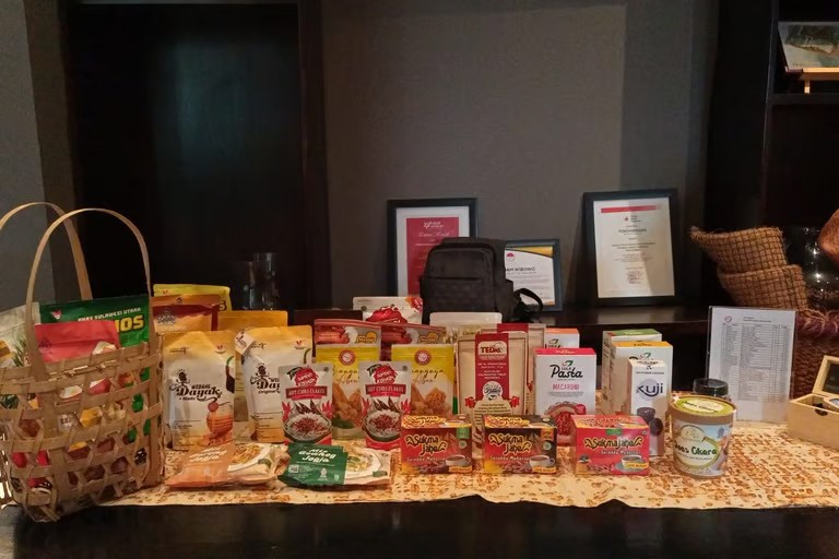 Display produk Wedang Dayak